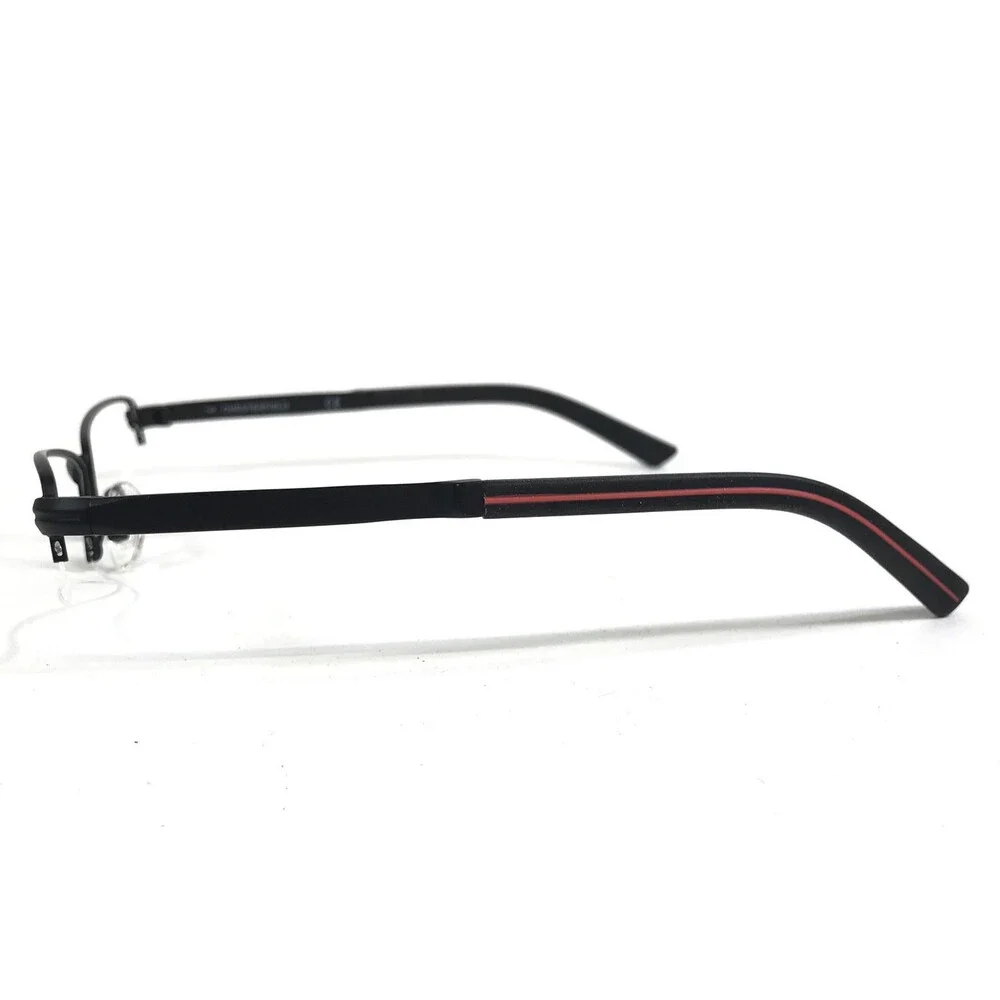Chesterfield Eyeglasses Frames CH863 0003 Black Rectangle Half Rim 55-18-145